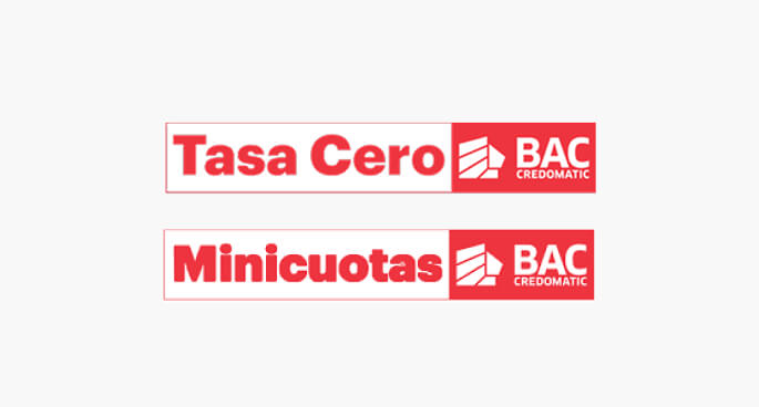 Minicuotas, Tasa Cero y Cuotas BAC
